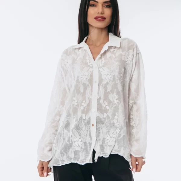 ΠΟΥΚΑΜΙΣΟ ΔΑΝΤΕΛΑ Άσπρο