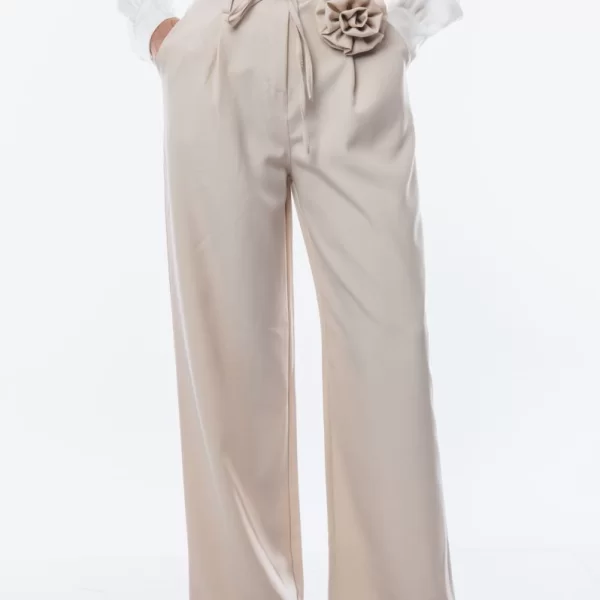 ΠΑΝΤΕΛΟΝΑ ΜΕ ΛΟΥΛΟΥΔΙ Μπεζ