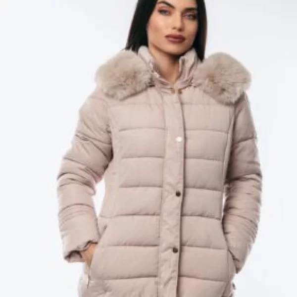 ΜΠΟΥΦΑΝ ΚΟΝΤΟ ΜΕ ΚΟΥΚΟΥΛΑ ΠΟΥ ΑΦΑΙΡΕΙΤΑΙ Μπεζ