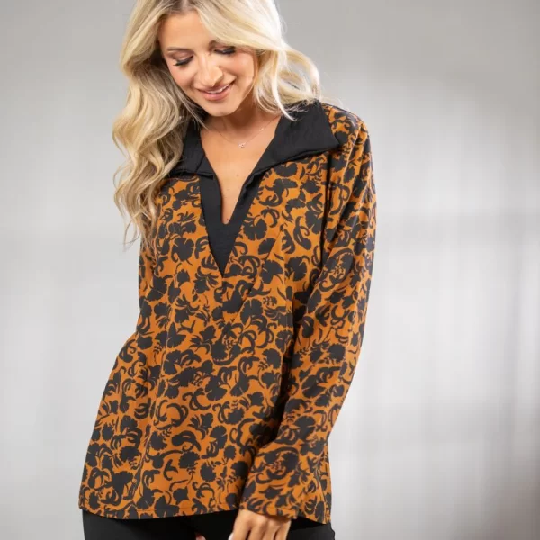 ΜΠΛΟΥΖΑ ΕΜΠΡΙΜΕ ΜΕ ΓΙΑΚΑ Μαύρο