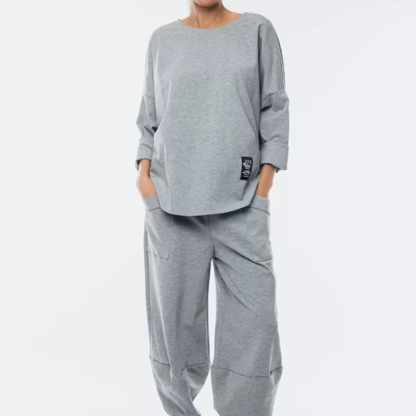 ΣΕΤ ΜΠΛΟΥΖΑ & ΠΑΝΤΕΛΟΝΑ Γκρι