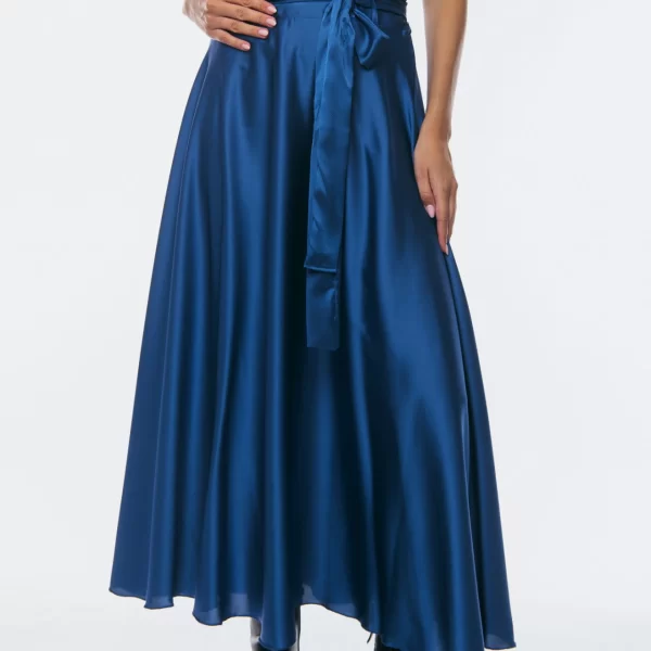 ΦΟΥΣΤΑ ΣΑΤΕΝ ΜΕ ΖΩΝΗ ΜΠΛΕ ΡΟΥΑ Μπλε ρουά