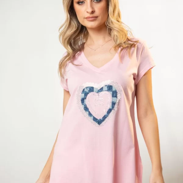 ΜΠΛΟΥΖΑ ΜΕ ΤΥΠΩΜΑ ΣΤΡΑΣ Ροζ