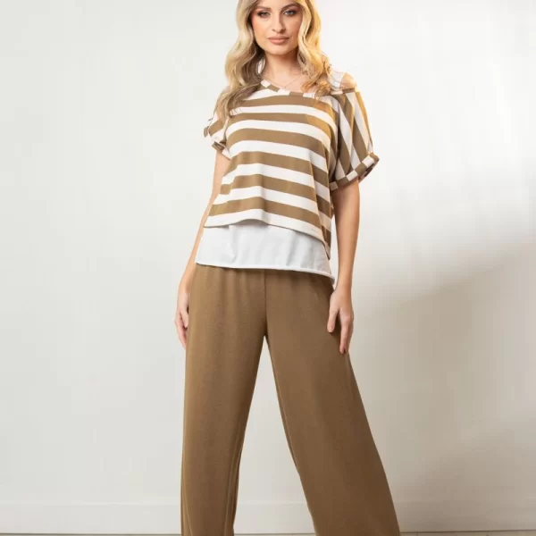 ΠΑΝΤΕΛΟΝΑ ΜΕ ΛΑΣΤΙΧΟ Μπεζ