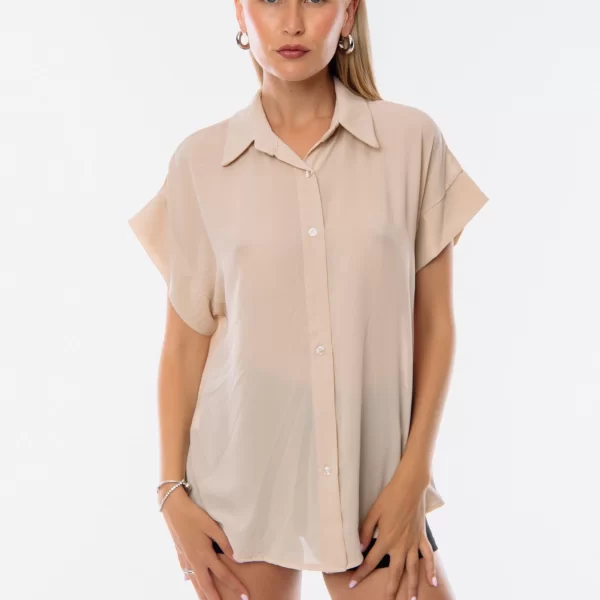 ΠΟΥΚΑΜΙΣΟ ΚΟΝΤΟΜΑΝΙΚΟ Μπεζ