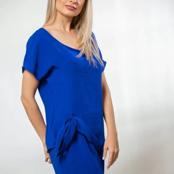 ΜΠΛΟΥΖΑ ΜΕ ΔΕΣΙΜΟ ΣΤΟ ΠΛΑΙ Μπλε ρουά