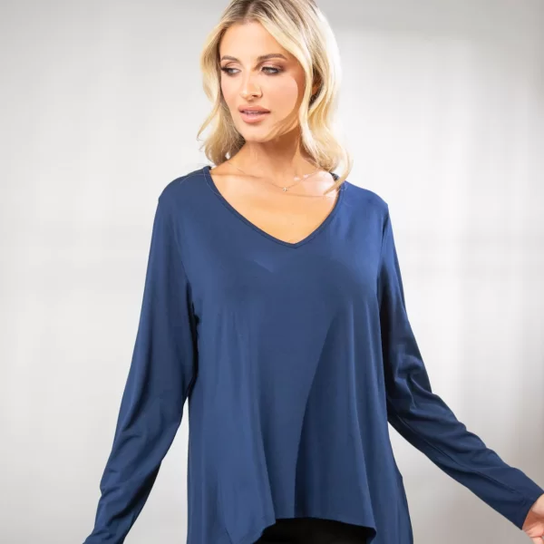 ΜΠΛΟΥΖΑ ΒΕ ΣΕ ΑΛΦΑ ΓΡΑΜΜΗ Μπλε