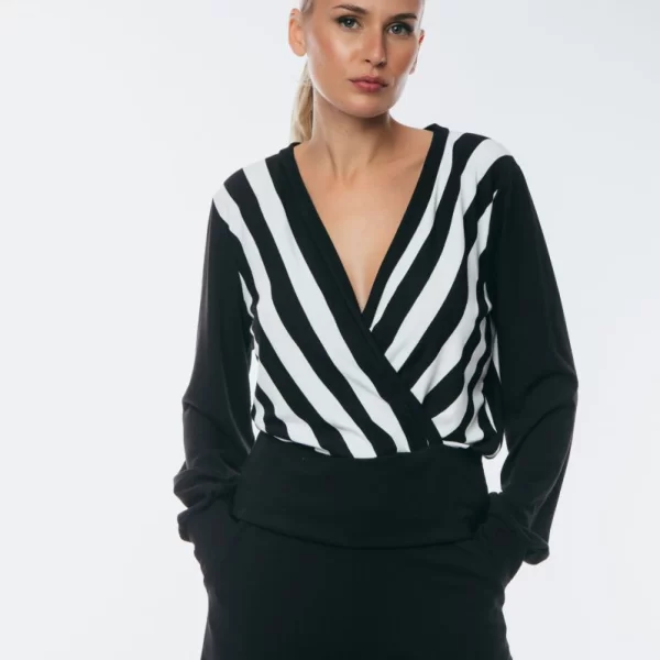 ΜΠΛΟΥΖΑ ΡΙΓΕ ΚΡΟΥΑΖΕ Μαύρο