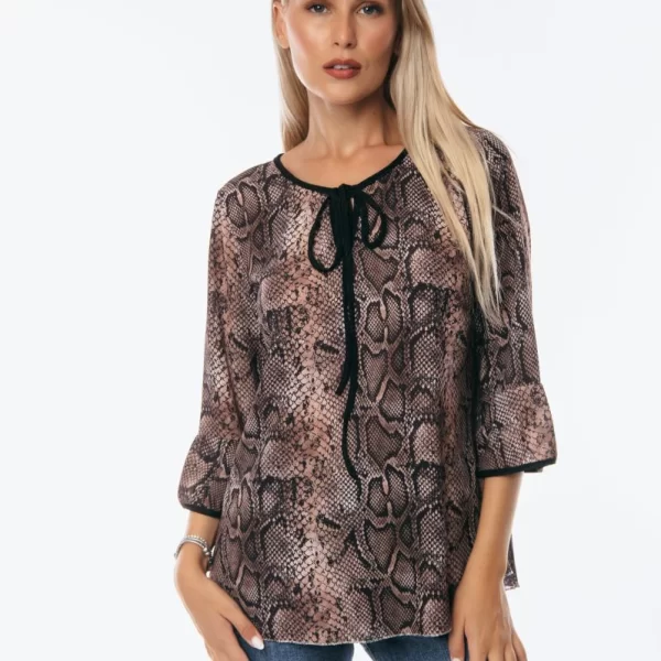 ΜΠΛΟΥΖΑ ΜΕ ΒΟΛΑΝ ΜΑΝΙΚΙ Μαύρο