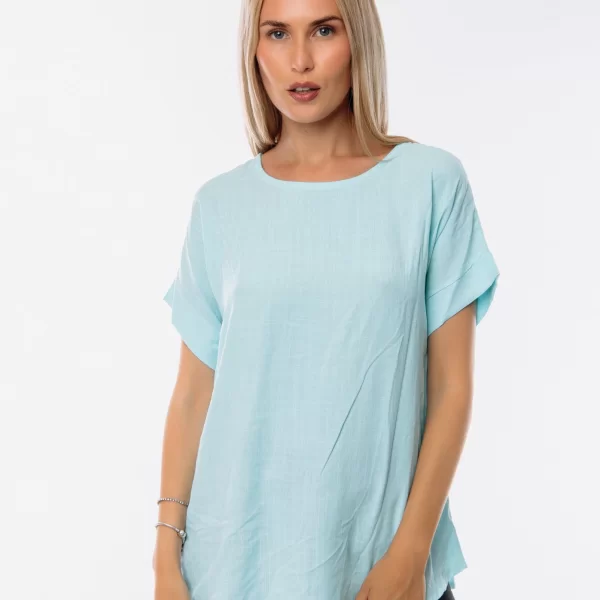 ΜΠΛΟΥΖΑ ΚΟΝΤΟΜΑΝΙΚΗ ΜΕ ΚΟΥΜΠΙΑ ΠΙΣΩ Σιέλ