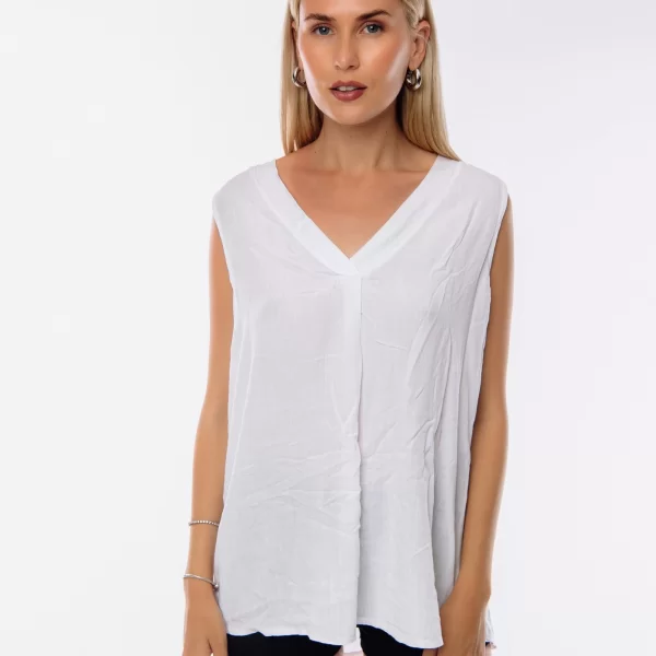 ΜΠΛΟΥΖΑ ΑΜΑΝΙΚΗ ΜΕ ΒΕ Ασπρο