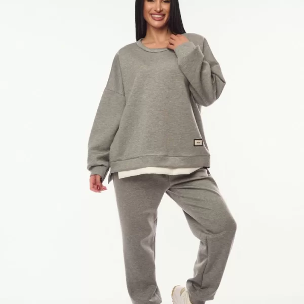 ΣΕΤ ΜΠΛΟΥΖΑ & ΠΑΝΤΕΛΟΝΑ ΓΚΡΙ Γκρι