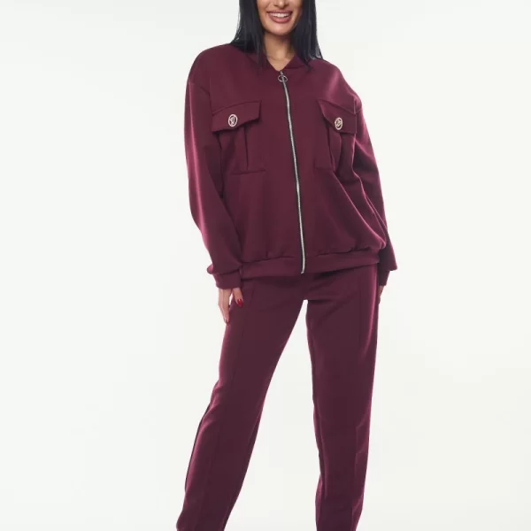 ECSTASY ΣΕΤ ΜΠΛΟΥΖΑ & ΠΑΝΤΕΛΟΝΑ ΜΠΟΡΝΤΟ Μπορντό