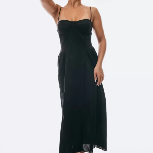 DRESS UP ΦΟΡΕΜΑ ΜΕ ΤΙΡΑΝΤΕΣ Μαύρο