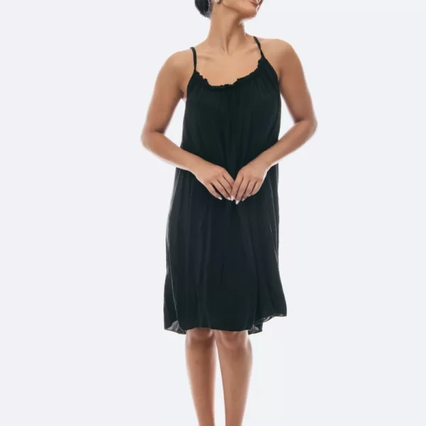 ΦΟΡΕΜΑ ΚΟΝΤΟ ΜΕ ΤΙΡΑΝΤΕΣ ΚΑΙ ΛΑΣΤΙΧΟ Μαύρο