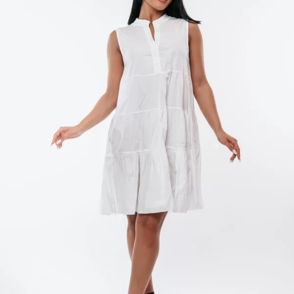 ΦΟΡΕΜΑ AMANIKO ΚΟΝΤΟ Άσπρο