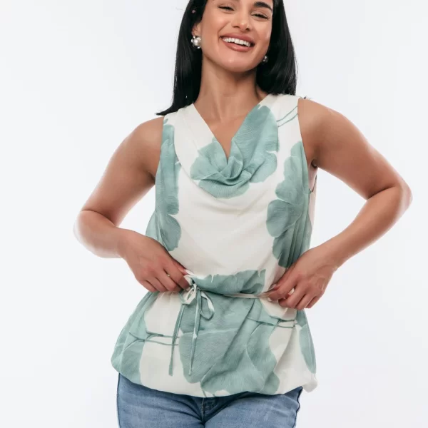 ΜΠΛΟΥΖΑ ΕΜΠΡΙΜΕ ΜΕ ΖΩΝΗ ΜΕΝΤΑ Μέντα