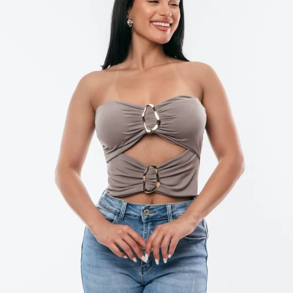 ΚΟΡΜΑΚΙ ΜΕ ΧΡΥΣΟ ΚΡΙΚΟ Μπεζ