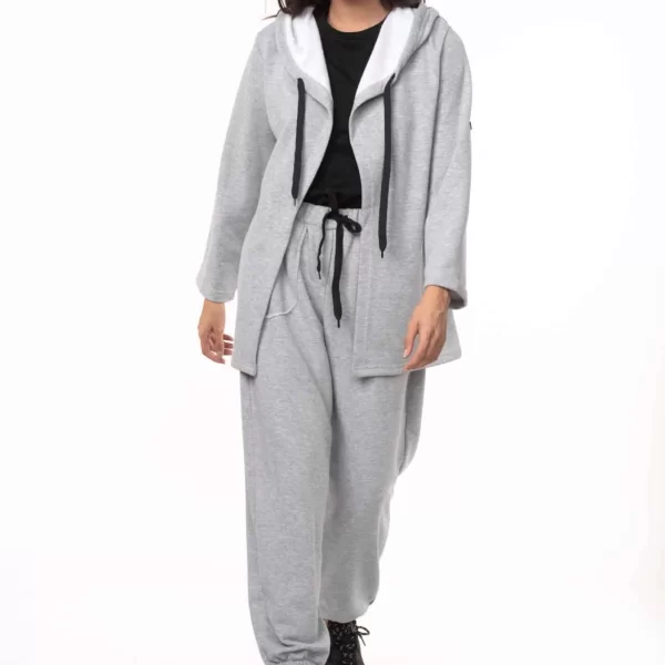 ΠΑΝΤΕΛΟΝΙ ΜΕ ΤΣΕΠΕΣ ΚΑΙ ΚΟΡΔΟΝΙΑ Γκρι