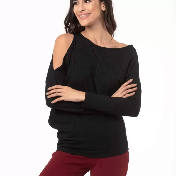 ΜΠΛΟΥΖΑ ΑΣΥΜΜΕΤΡΗ Μαύρο