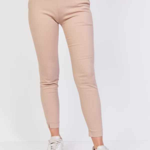 Donna Martha ΠΑΝΤΕΛΟΝΙ ΣΤΕΝΟ ΜΕ ΦΕΡΜΟΥΑΡ ΣΤΟ ΠΛΑΙ Μπεζ