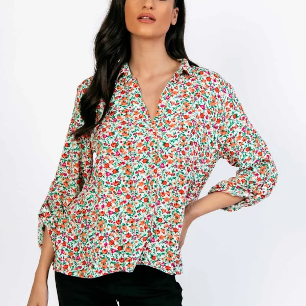 ΜΠΛΟΥΖΑ ΕΜΠΡΙΜΕ ΜΕ ΓΙΑΚΑ Μπεζ