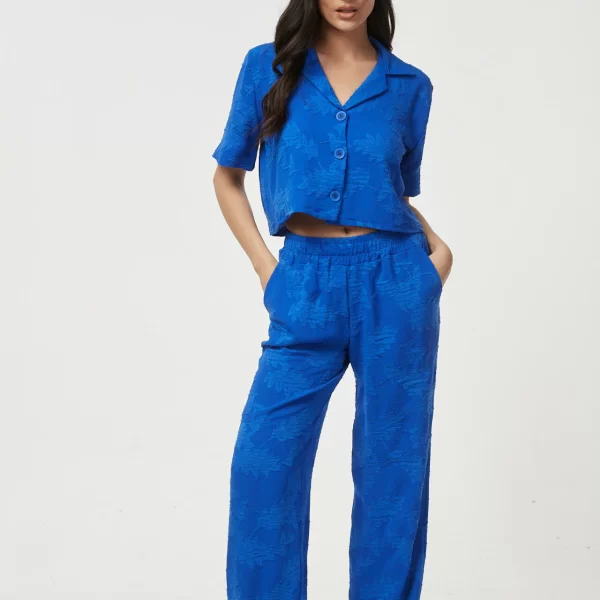 ΣΕΤ ΤΟΠ ΜΕ ΠΑΝΤΕΛΟΝΑ Μπλε ρουά