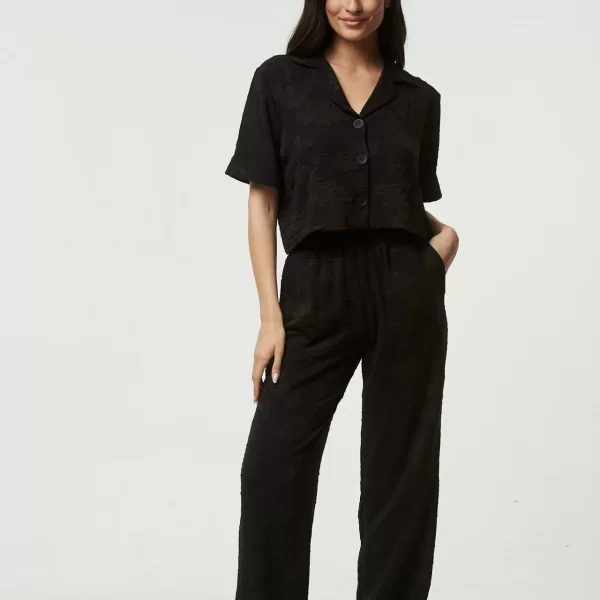 ΣΕΤ ΤΟΠ ΜΕ ΠΑΝΤΕΛΟΝΑ Μαύρο