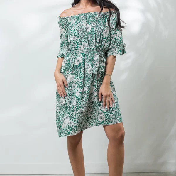 ΦΟΡΕΜΑ ΕΜΠΡΙΜΕ ΜΕ ΛΑΣΤΙΧΑ ΚΑΙ ΖΩΝΗ ΜΕ ΔΙΠΛΟ ΒΟΛΑΝ Πράσινο