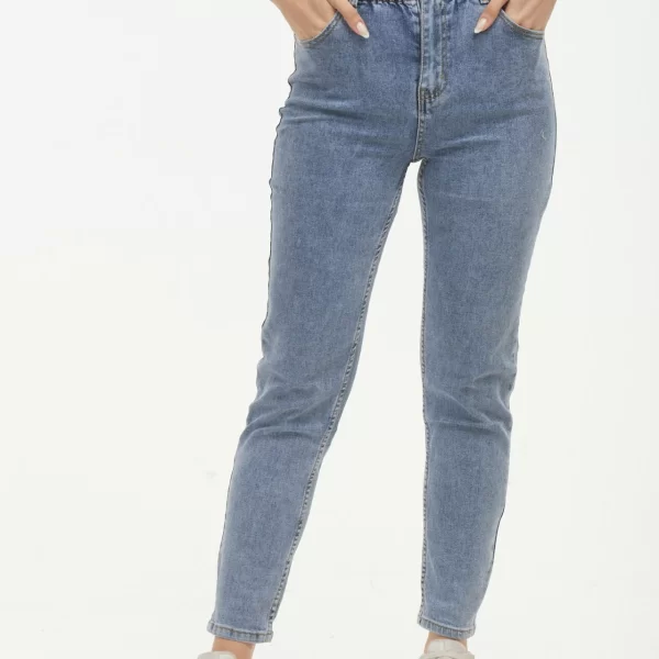 ΠΑΝΤΕΛΟΝΙ ΤΖΙΝ ΜΕ ΛΑΣΤΙΧΟ ΣΤΗΝ ΜΕΣΗ Μπλε