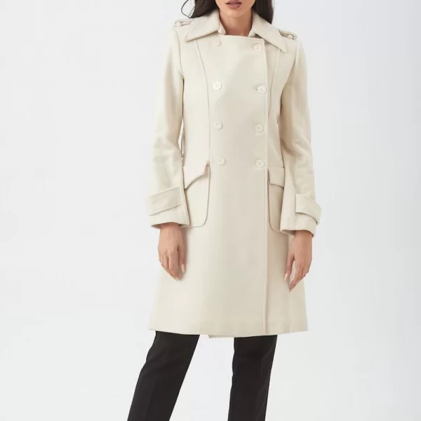 ΠΑΛΤΟ ΜΑΚΡΥ ΜΕ ΚΟΥΜΠΙΑ Εκρού