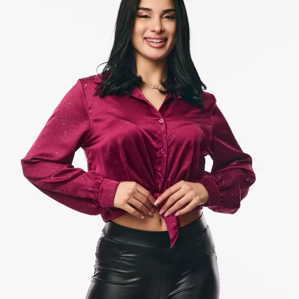 ΠΟΥΚΑΜΙΣΟ ΜΕ ΣΤΡΑΣ Μπορντό