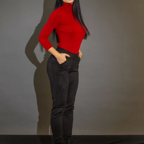 DRESS UP ΠΑΝΤΕΛΟΝΙ SUEDE ΜΕ ΤΣΕΠΕΣ Καφέ