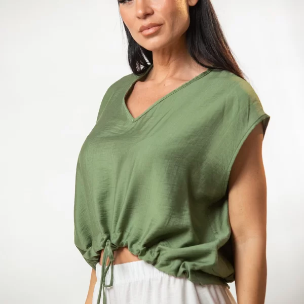 ΜΠΛΟΥΖΑ ΜΕ VE ΚΑΙ ΚΟΡΔΟΝΙΑ Χακί