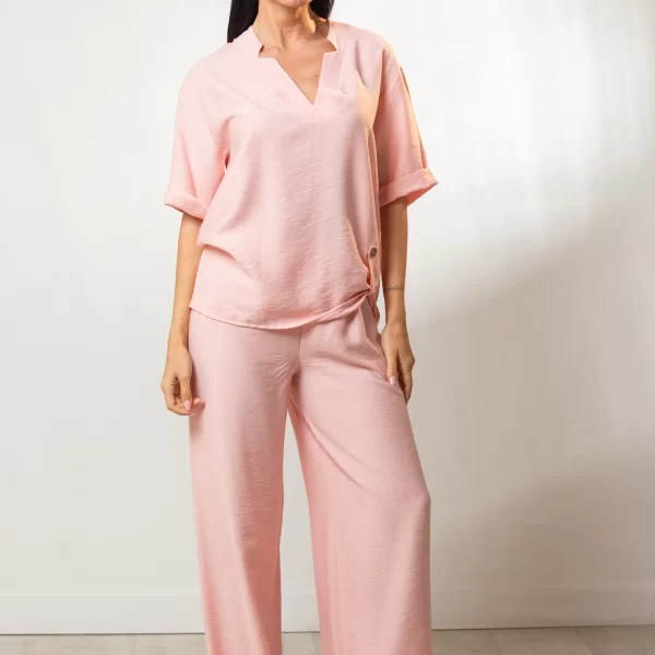 ΣΕΤ ΜΠΛΟΥΖΑ ΚΑΙ ΠΑΝΤΕΛΟΝΑ Ροζ