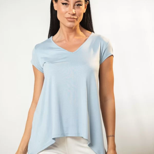 ΜΠΛΟΥΖΑ ΜΕ VE Μπλε