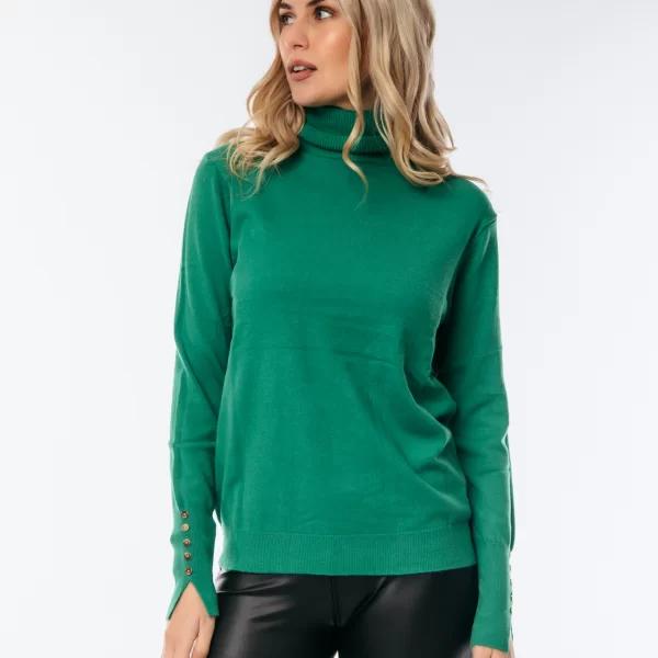 ΜΠΛΟΥΖΑ ΠΛΕΚΤΗ ΖΙΒΑΓΚΟ ΜΕ ΚΟΥΜΠΙΑ ΣΤΟ ΜΑΝΙΚΙ Μαύρο