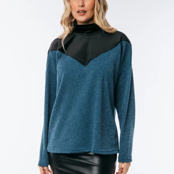 ΜΠΛΟΥΖΑ ΖΙΒΑΓΚΟ ΜΕ ΔΙΑΦΑΝΕΙΑ Πετρόλ