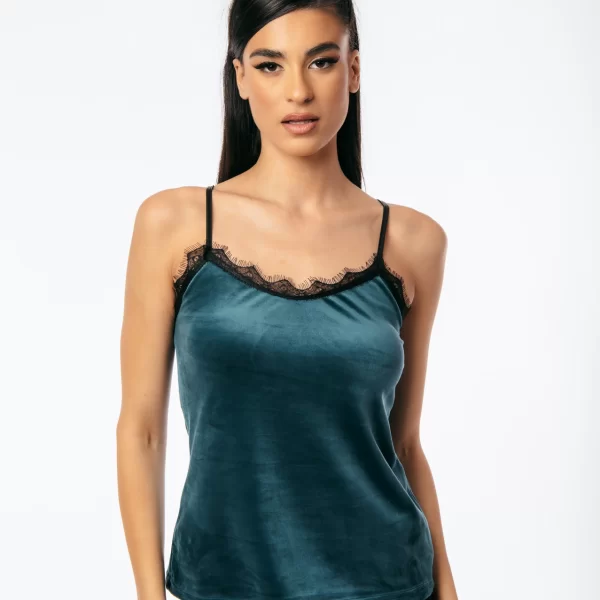 ΜΠΛΟΥΖΑ ΒΕΛΟΥΤΕ ΜΕ ΔΑΝΤΕΛΑ ΣΤΟ ΣΤΗΘΟΣ Πετρόλ