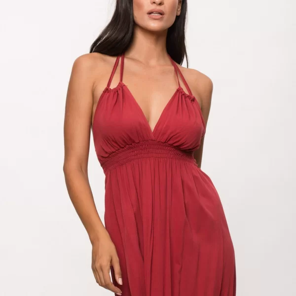 ΦΟΡΕΜΑ ΚΟΝΤΟ ΜΕ ΔΕΣΙΜΟ ΣΤΟΝ ΛΑΙΜΟ Κόκκινο