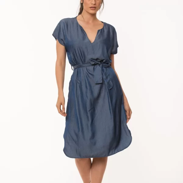 ΦΟΡΕΜΑ ΜΙΝΤΙ ΜΕ ΖΩΝΗ Εμπριμέ μαύρο