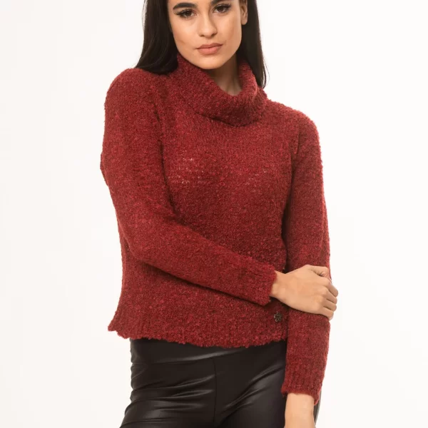 ΜΠΛΟΥΖΑ CROP TOP ΜΠΛΟΥΚΛΕ ΚΑΝΕΛΙ Κανελί