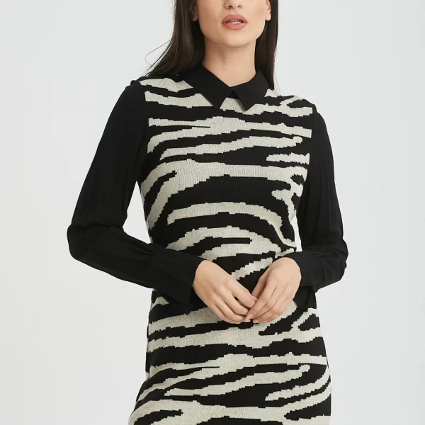 ΦΟΡΕΜΑ ΖΑΚΑΡ ΜΕ ΓΙΑΚΑ Εμπριμέ μαύρο