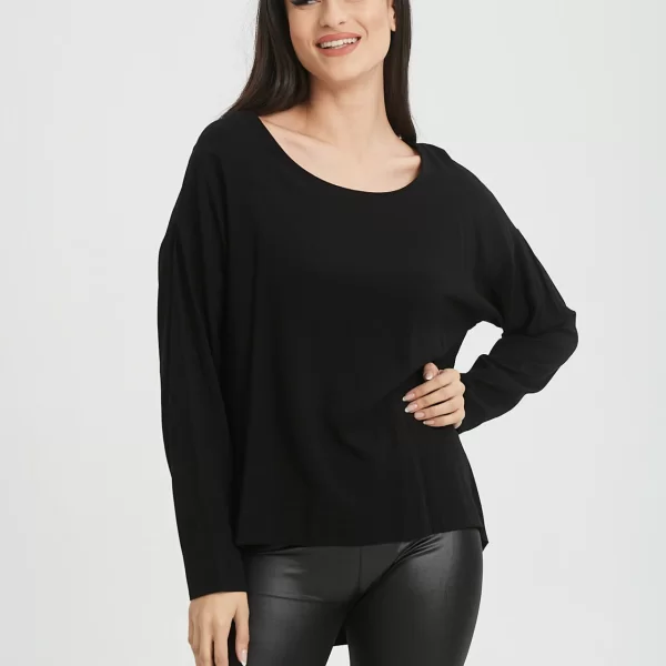 Ricordi ΜΠΛΟΥΖΑ OVERSIZED Μαύρο