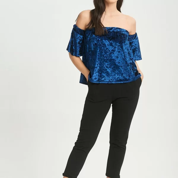 ΜΠΛΟΥΖΑ ΤΟΠ ΣΤΡΑΠΛΕΣ Μπλε