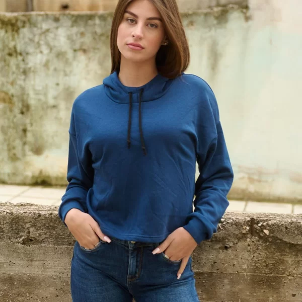 ΜΠΛΟΥΖΑ ΜΕ ΚΟΥΚΟΥΛΑ Μπλέ