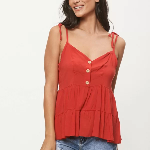 ΜΠΛΟΥΖΑ ΜΕ ΒΟΛΑΝ ΚΑΙ ΚΟΥΜΠΙΑ Κόκκινο