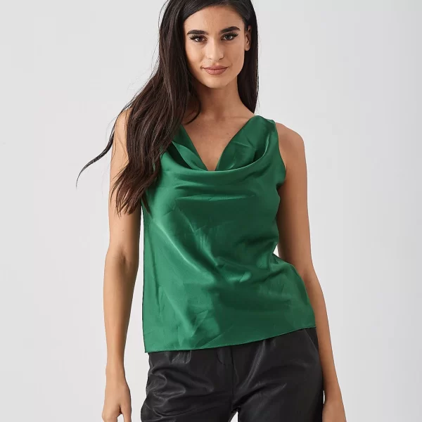 ΜΠΛΟΥΖΑ ΣΑΤΕΝ Πράσινο