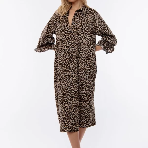 ΦΟΡΕΜΑ ΜΑΚΡΥ ΛΕΟΠΑΡ Μπεζ