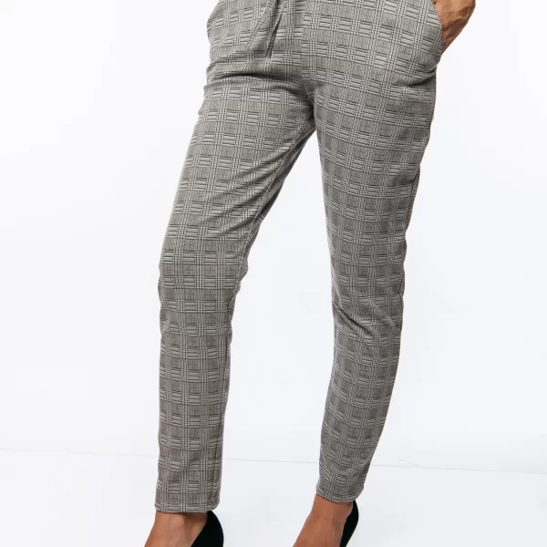 ΠΑΝΤΕΛΟΝΙ LUREX ΚΑΡΟ ΜΕ ΚΟΡΔΟΝΙ ΣΤΗΝ ΜΕΣΗ Γκρι